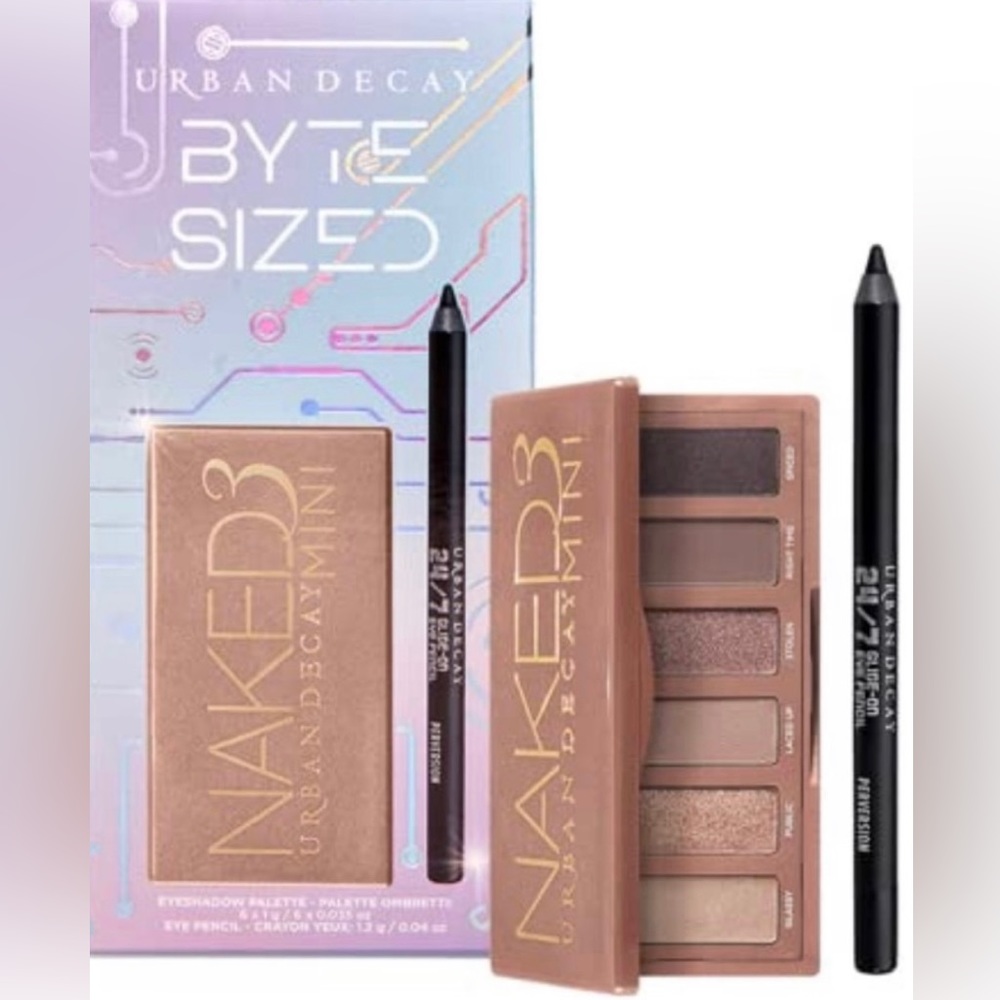 COPY - Urban Decayed Byte Sized Naked-3 Eyeshadow Palette WITH Eye Pencil
